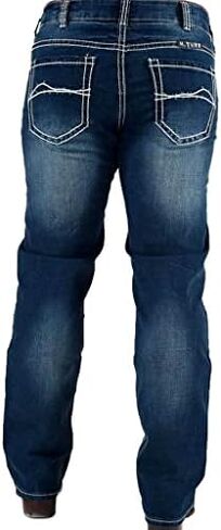 B. Tuff Western Jeans Mens Magnum Bootcut Medium Wash Magnum in Kuwait