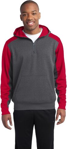 SPORT-TEK Men's Colorblock Tech Fleece 1/4 Zip in Kuwait