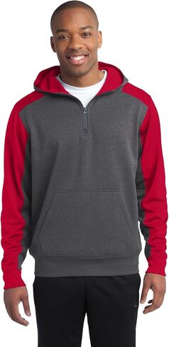 SPORT-TEK Men's Colorblock Tech Fleece 1/4 Zip in Kuwait
