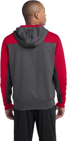 SPORT-TEK Men's Colorblock Tech Fleece 1/4 Zip in Kuwait