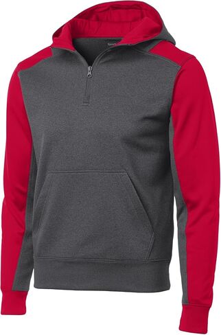 SPORT-TEK Men's Colorblock Tech Fleece 1/4 Zip in Kuwait
