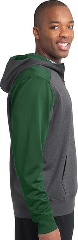 SPORT-TEK Men's Colorblock Tech Fleece 1/4 Zip in Kuwait