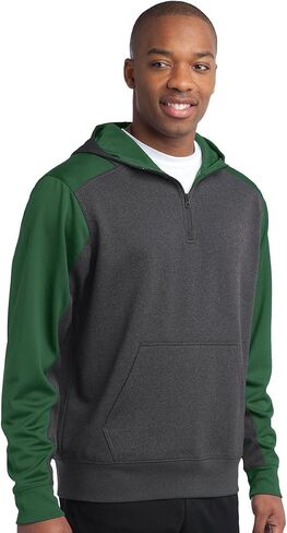 SPORT-TEK Men's Colorblock Tech Fleece 1/4 Zip in Kuwait