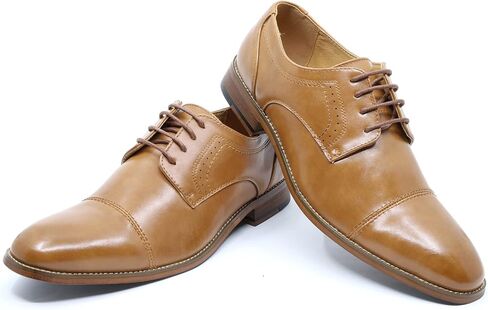 Metrocharm MC151 Men's Lace Up Cap Toe Oxford Shoes in Kuwait