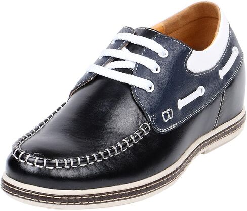 JOTA Shoes 2.4" Height Elevating Men's Outdoor Fashion Leather Boat Shoe GKC23 in Saudi Arabia