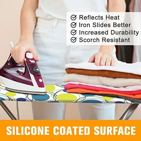 Ironing Mat, Portable Ironing Pad, 28 x 24 inch Ironing Mat for Table Top of Washer, Dryer, Table Top, Countertop, Silincoe Coating and Scorch Resistant in Saudi Arabia