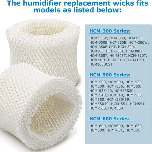 4 عبوات من iSingo HAC-504/ HAC504W مرشحات/فتائل ومرشح Fi متوافق مع مرطب HCM-350، سلسلة HCM-710 in Kuwait