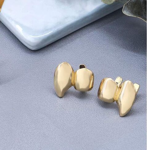 LuReen Metal Grillz Vampire Fangs Dracula Hip Hop Grills لأسنانك in Kuwait