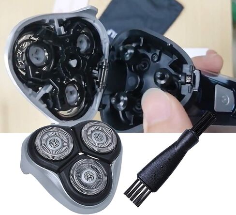 SW-S7105 Replacement Shaver Head Blades Compatible with All Sweet-LF Waterproof Electric Razors SW-S7105 SWSBK7105 Wet & Dry Shavers with Clean Brush in Saudi Arabia