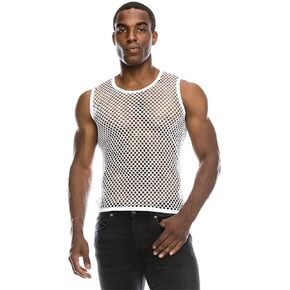 Mens Transparent Sexy Mesh T Shirt Through Fishnet Long Sleeve Undershirts Nightclub Party Perform Top Tees in Saudi Arabia
