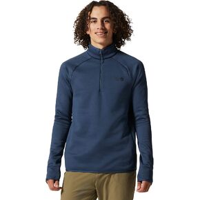 حذاء Polartec Power Stretch Pro للرجال من Mountain Hardwear بسحاب 1/4 للتسلق وحقيبة الظهر | معزول وماص للرطوبة in Kuwait