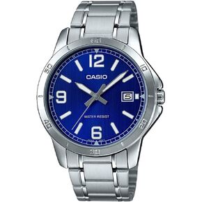 Casio MTP-V004D-2BUDF Analog Quartz Silver Stainless Steel Men's Watch in Saudi Arabia