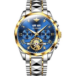 EYESHOCK Men's Tungsten Steel Automatic Waterproof Wrist Watches