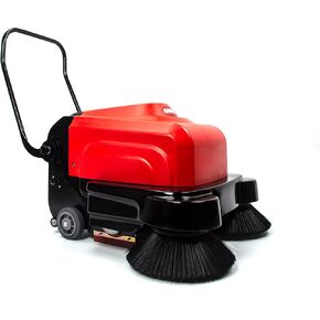41.3" Walk Behind Industrial Floor Sweeper, Battery-Operated, Triple Brush, 64500 sqft/h in Saudi Arabia