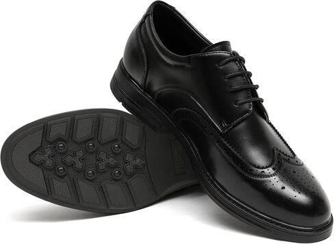 Kkyc Mens Shoes Classic Black Business Dress Shoes Comfortable Formal Wedding Shoes Non Slip Work Oxford Shoes in Saudi Arabia