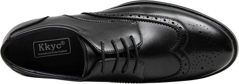 Kkyc Mens Shoes Classic Black Business Dress Shoes Comfortable Formal Wedding Shoes Non Slip Work Oxford Shoes in Saudi Arabia