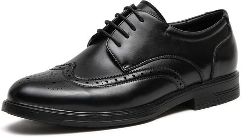 Kkyc Mens Shoes Classic Black Business Dress Shoes Comfortable Formal Wedding Shoes Non Slip Work Oxford Shoes in Saudi Arabia