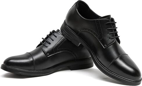 Kkyc Mens Shoes Classic Black Business Dress Shoes Comfortable Formal Wedding Shoes Non Slip Work Oxford Shoes in Saudi Arabia