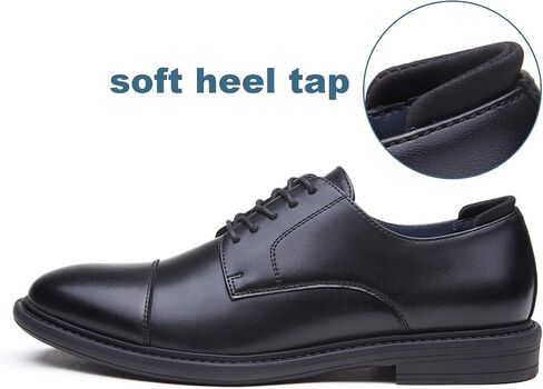 Kkyc Mens Shoes Classic Black Business Dress Shoes Comfortable Formal Wedding Shoes Non Slip Work Oxford Shoes in Saudi Arabia