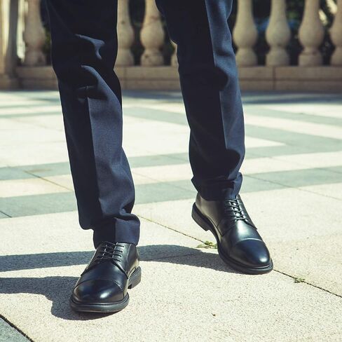 Kkyc Mens Shoes Classic Black Business Dress Shoes Comfortable Formal Wedding Shoes Non Slip Work Oxford Shoes in Saudi Arabia