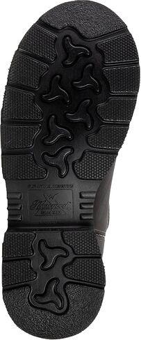 Thorogood American Heritage 11" Steel Toe Wellington Boots for Men - Premium Full-Grain Leather, Slip-Resistant Heel Outsole and Comfort Insole; EH Rated, Briar Pitstop - 8 2E US in Saudi Arabia