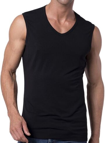 Men's V-Neck Muscle T-Shirt in Kuwait