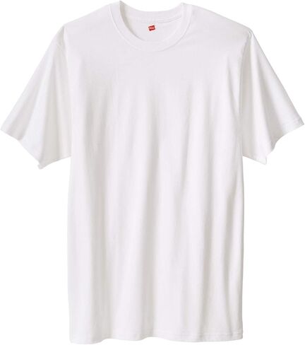 Hanes Men's Big & Tall X-Temp Cotton Crewneck Tee 3-Pack - Tall - 6XL, White in Saudi Arabia