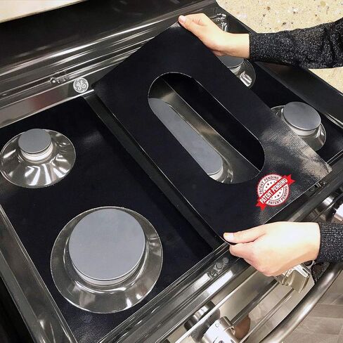 Stove Protector Liners Compatible with GE Stoves, GE Gas Ranges - Customized - Easy Cleaning Liners for GE Compatible Model PGB960EEJ3ES in Saudi Arabia