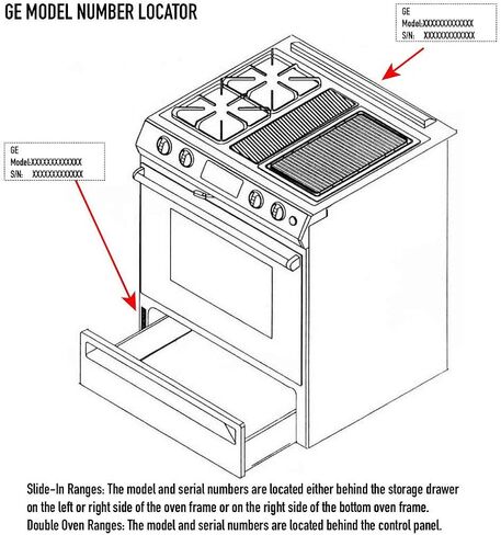 Stove Protector Liners Compatible with GE Stoves, GE Gas Ranges - Customized - Easy Cleaning Liners for GE Compatible Model PGB960EEJ3ES in Saudi Arabia
