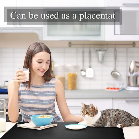 أغطية علوية للموقد الكهربائية (72.4 سم × 52.08 سم) - أغطية موقد مقاومة للماء للفرن الكهربائي، تحمي الموقد، الغسل، الجاف، غطاء زجاج علوي للموقد مع 2 قطعة من أغطية الفجوات 21 بوصة in Kuwait