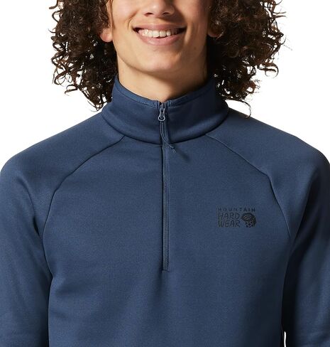 حذاء Polartec Power Stretch Pro للرجال من Mountain Hardwear بسحاب 1/4 للتسلق وحقيبة الظهر | معزول وماص للرطوبة in Kuwait