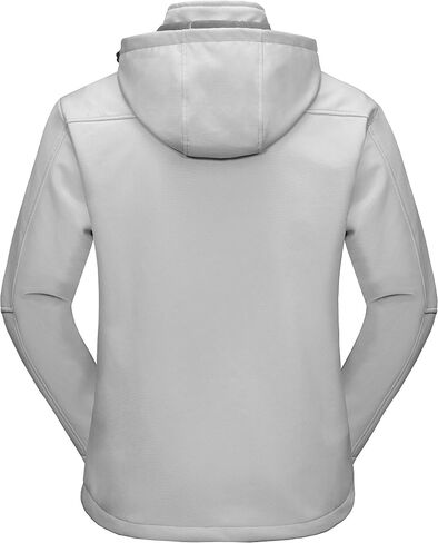 Little Donkey Andy Men’s Softshell Jacket with Removable Hood, Fleece Lined and Water Repellent in Saudi Arabia