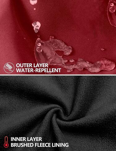 Little Donkey Andy Men’s Softshell Jacket with Removable Hood, Fleece Lined and Water Repellent in Saudi Arabia