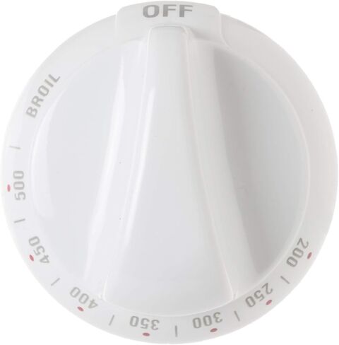 GE WB03K10036 مقبض التحكم الأصلي OEM (أبيض) لأفران GE in Saudi Arabia
