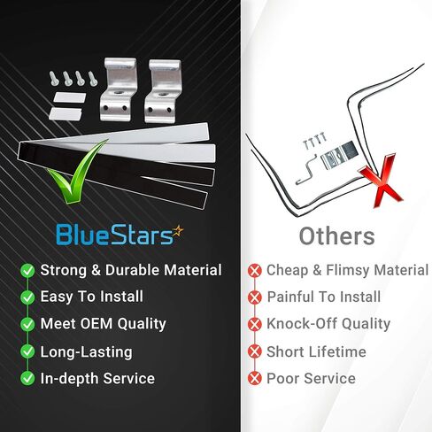 8541503 Compact Washer & Dryer Stacking Kit Replacement Part by BlueStars – Exact Fit For Whirlpool & Kenmore Dryers/Washers - Replaces 8212640 AP3183011 PS888067 in Saudi Arabia