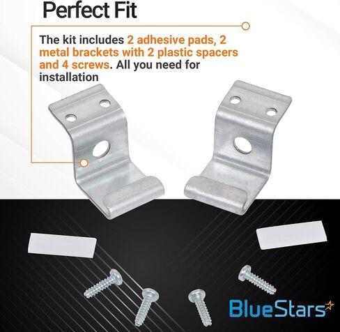 8541503 Compact Washer & Dryer Stacking Kit Replacement Part by BlueStars – Exact Fit For Whirlpool & Kenmore Dryers/Washers - Replaces 8212640 AP3183011 PS888067 in Saudi Arabia