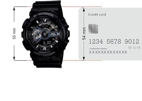 Casio G-Shock Ana-digi World Time Black Dial Men's watch #GA110-1B in Saudi Arabia