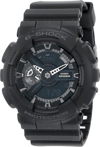 Casio G-Shock Ana-digi World Time Black Dial Men's watch #GA110-1B in Saudi Arabia