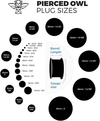 Pierced Owl - Black Cat Face Double Flared Glass Plugs, Sold as a Pair in Kuwait