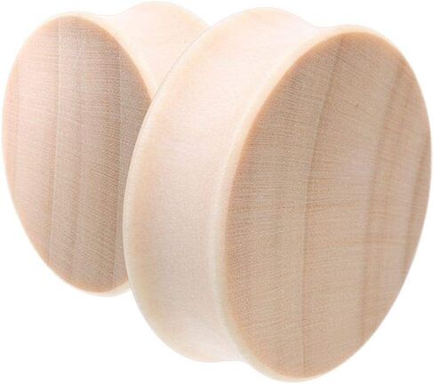 Covet Jewelry Supersize Crocodile Wood Double Flared Ear Gauge Plug in Saudi Arabia