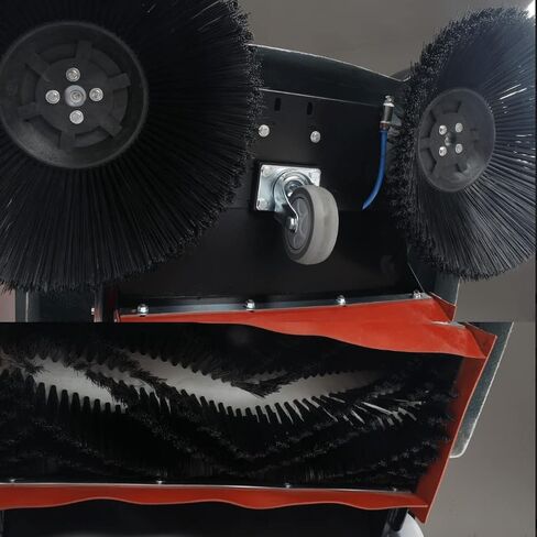 41.3" Walk Behind Industrial Floor Sweeper, Battery-Operated, Triple Brush, 64500 sqft/h in Saudi Arabia