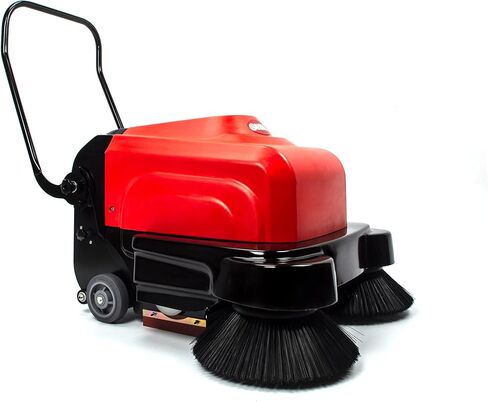 41.3" Walk Behind Industrial Floor Sweeper, Battery-Operated, Triple Brush, 64500 sqft/h in Saudi Arabia