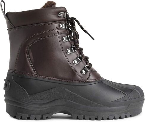 Polar Mens Muck Lace Up Short Nylon Winter Snow Rain Lace Up Casual Duck Boots in Saudi Arabia