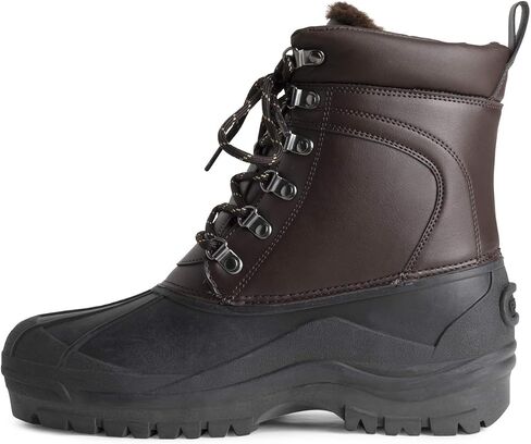 Polar Mens Muck Lace Up Short Nylon Winter Snow Rain Lace Up Casual Duck Boots in Saudi Arabia