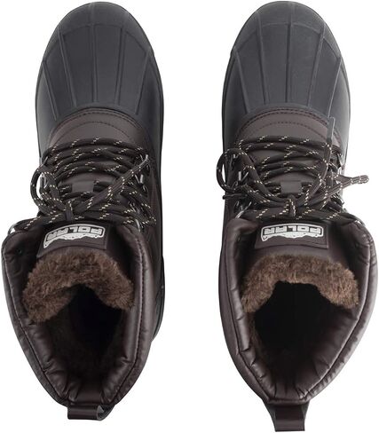 Polar Mens Muck Lace Up Short Nylon Winter Snow Rain Lace Up Casual Duck Boots in Saudi Arabia