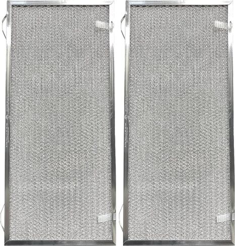 فلتر هواء 2-PACK مصنع 8-3/4 X 18-1/8 X 3/8 مرشحات شحم ألومنيوم بقلنسوة AFF170-M in Saudi Arabia