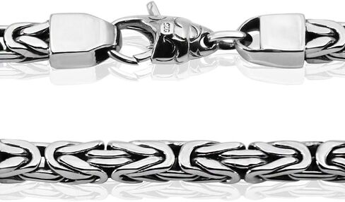 Woven Rope - Solid 925 Sterling Silver Men 5MM Bracelet in Saudi Arabia