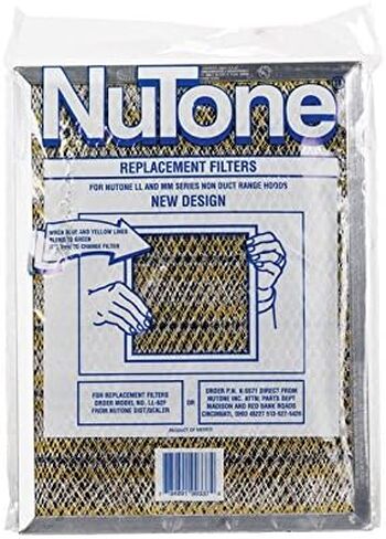 Broan Replacement Range Hood Filter Ducted 11-1/4"X8-1/2 X3/8", 1 Count (Pack of 2) in Saudi Arabia