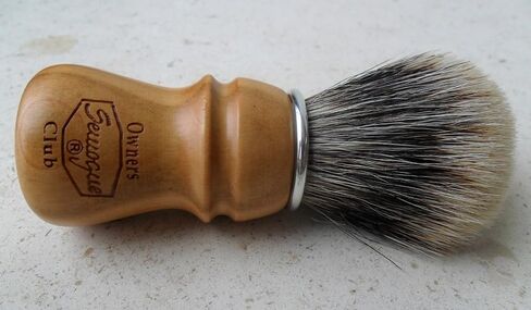 S.O.C. Cherry Wood Shave Brush - Badger Shave Brush by Semogue in Saudi Arabia
