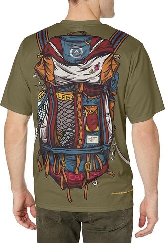 LRG Men's Backpack Short Sleeve Knit Tee in Saudi Arabia